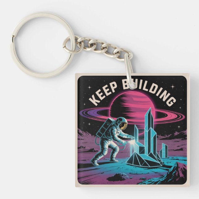 Keep Building Key Ring (Front)