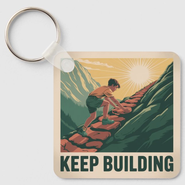 Keep Building Key Ring (Front)