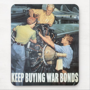 "Keep Buying War Bonds" Mouse Pad