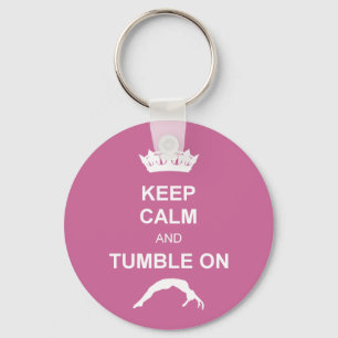 Keep cale and Tumble Key Ring