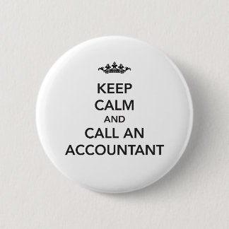 Keep Calm Accountant Button