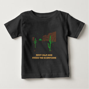 Keep Calm And Avoid The Scorpions Desert Camping Baby T-Shirt