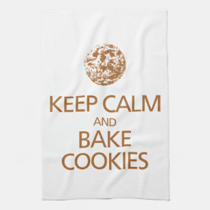Keep Calm and Bake Cookies Kitchen Towel
