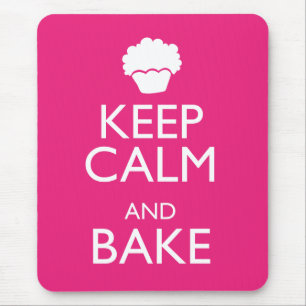 KEEP CALM AND BAKE MOUSE PAD