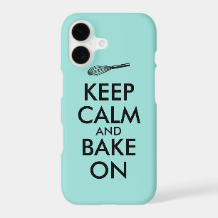 Keep Calm and Bake On Custom Colour iphone Case