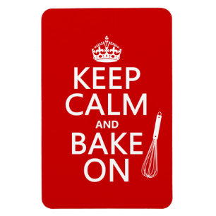 Keep Calm and Bake On Magnet