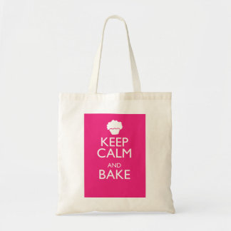 KEEP CALM AND BAKE TOTE BAG