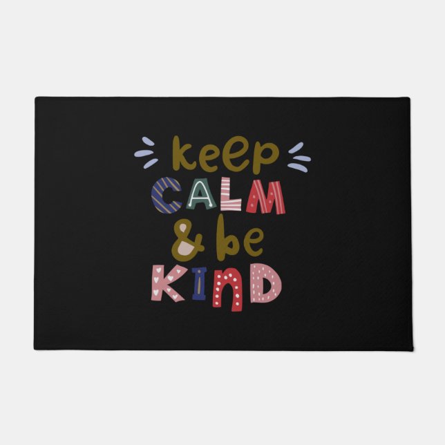 Keep Calm And Be Kind Doormat (Front)