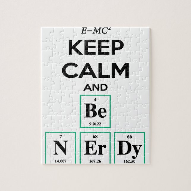 Keep Calm and Be Nerdy gifts Jigsaw Puzzle (Vertical)