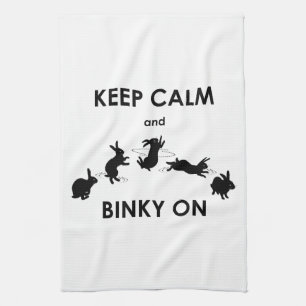 Keep Calm and Binky On Kitchen Towel