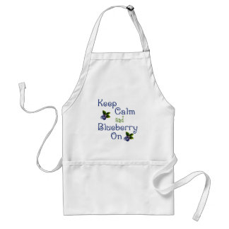 Keep Calm And Blueberry On Apron