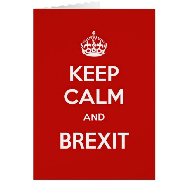 Keep Calm and Brexit (Front)