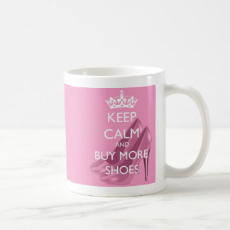 Keep Calm and Buy More Shoes Mug