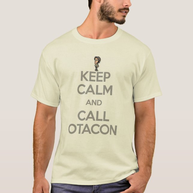 Keep Calm and Call Otacon T-Shirt (Front)