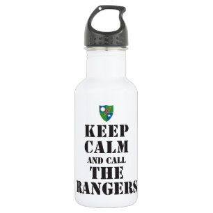 KEEP CALM AND CALL THE RANGERS 532 ML WATER BOTTLE