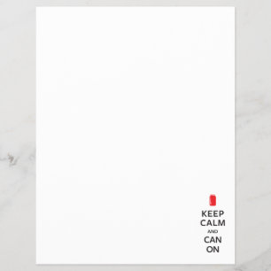 Keep Calm and Can On Flyer