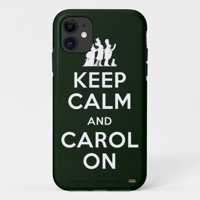 Keep Calm and Carol On Case-Mate iPhone Case (Back)
