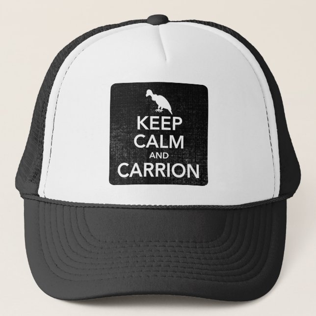 Keep Calm and Carrion Baseball Hat (Front)