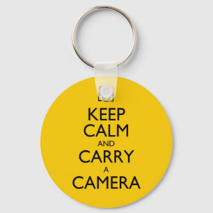 Keep Calm and Carry a Camera Key Ring