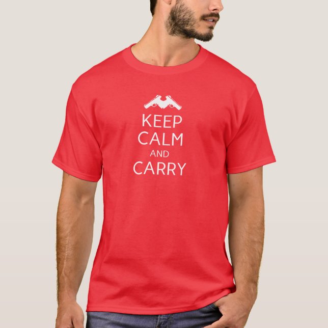 Keep Calm and Carry Dark Shirt (Front)