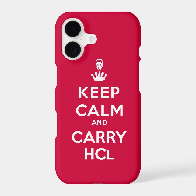Keep Calm and Carry HCl (Back)