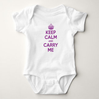 Keep Calm and Carry Me Creeper - Purple