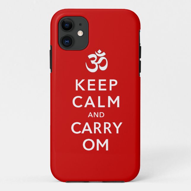Keep Calm and Carry Om iPhone 5 Case (Back)