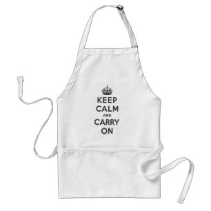 Keep Calm and Carry On Apron