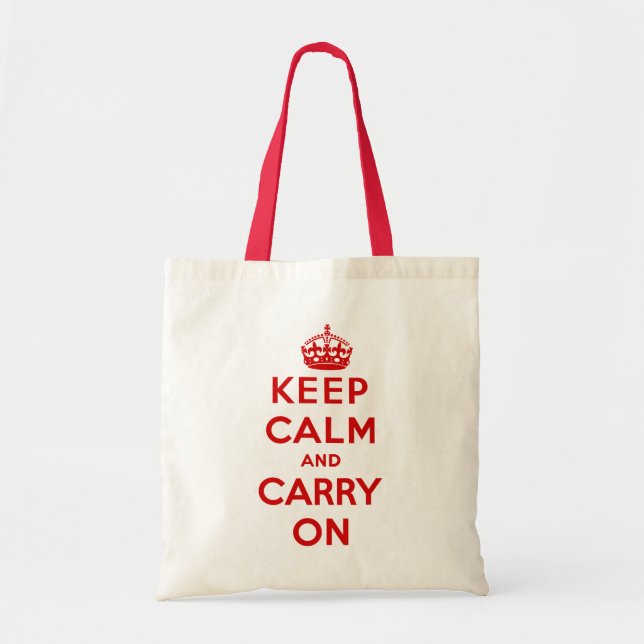 Keep Calm and Carry On Bag (Front)