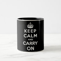 Keep Calm and Carry On (Black Design)