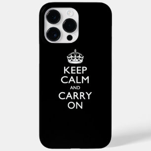 KEEP CALM AND CARRY ON Case-Mate iPhone 14 PRO MAX CASE