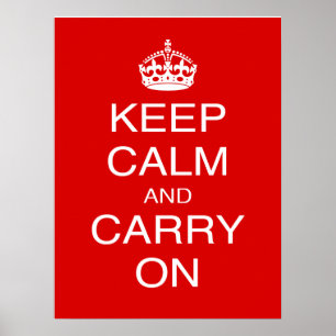 Keep Calm and Carry On classic British prints