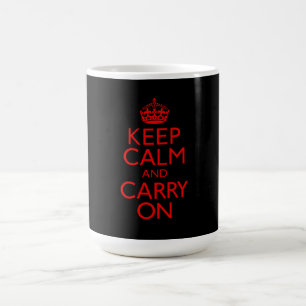 Keep Calm and Carry On Coffee Mug
