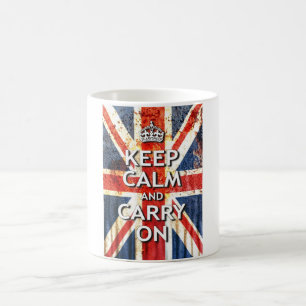 Keep Calm and Carry On Coffee Mug