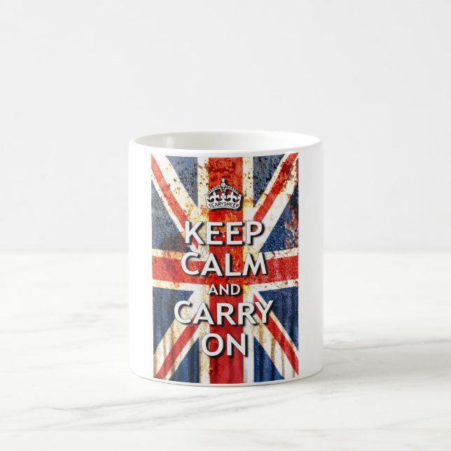 Keep Calm and Carry On Coffee Mug (Center)