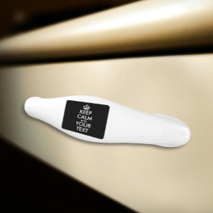 Keep Calm and Carry On - Create Your Own Ceramic Drawer Pull