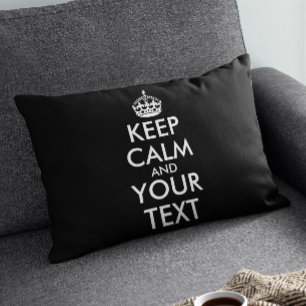 Keep Calm and Carry On - Create Your Own Decorative Cushion