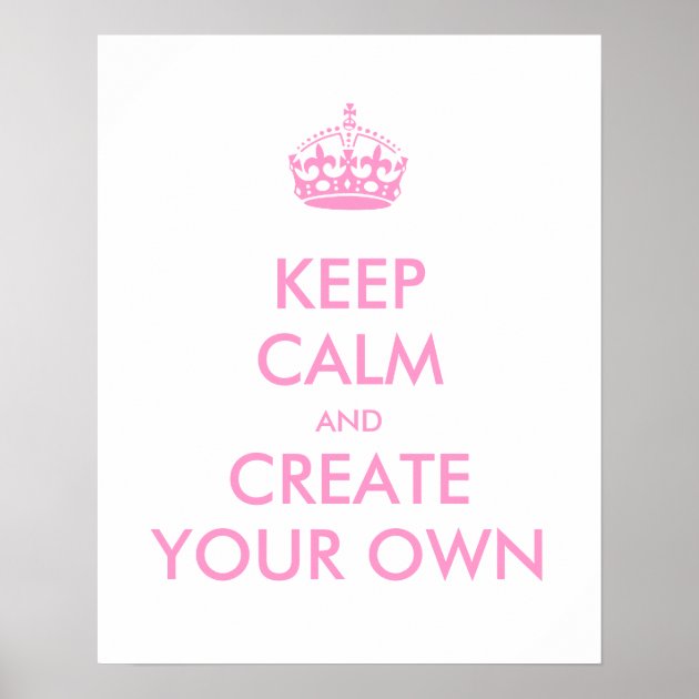 keep calm and carry on pink