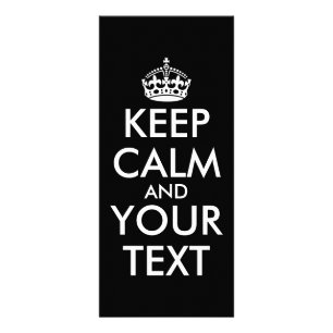 Keep Calm and Carry On - Create Your Own Rack Card