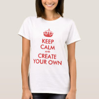 Keep Calm and Carry On Create Your Own | Red