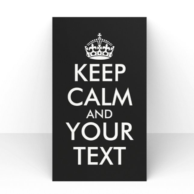 Keep Calm and Carry On - Create Your Own Stationery (Creator Uploaded)