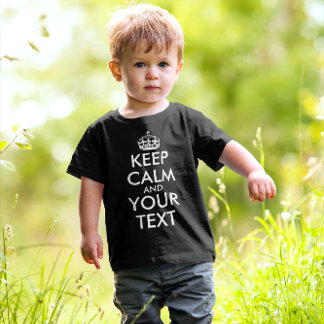 Keep Calm and Carry On - Create Your Own Toddler T-Shirt