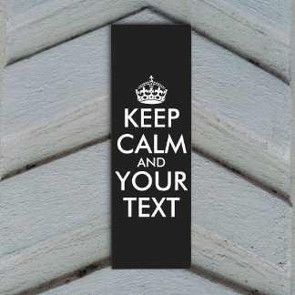 Keep Calm and Carry On - Create Your Own Yoga Mat