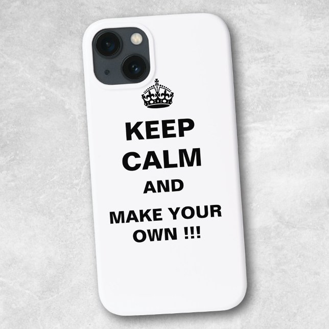 Keep Calm and Carry On Crown Case-Mate iPhone Case (Creator Uploaded)
