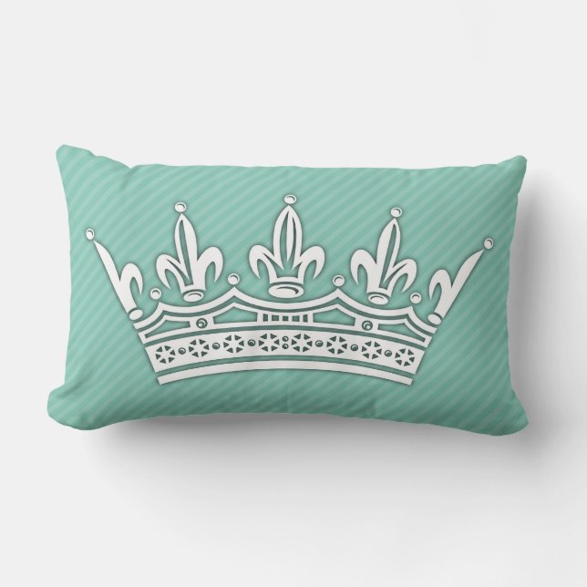 Keep Calm and Carry On Crown Pillow (Front)