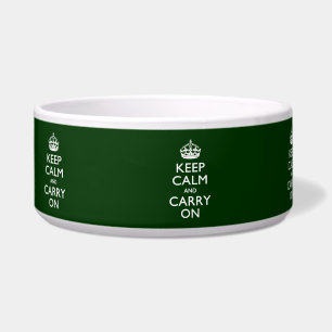 KEEP CALM AND CARRY ON Forest Green