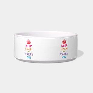 KEEP CALM AND CARRY ON Fruity Colours Bowl