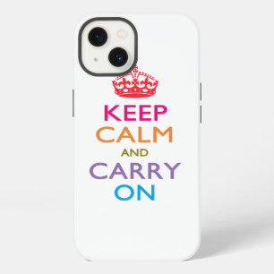 KEEP CALM AND CARRY ON Fruity Colours iPhone Case