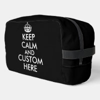 Keep calm and carry on funny toiletry bag