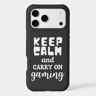 Keep Calm And Carry On Gaming Dark Gray White